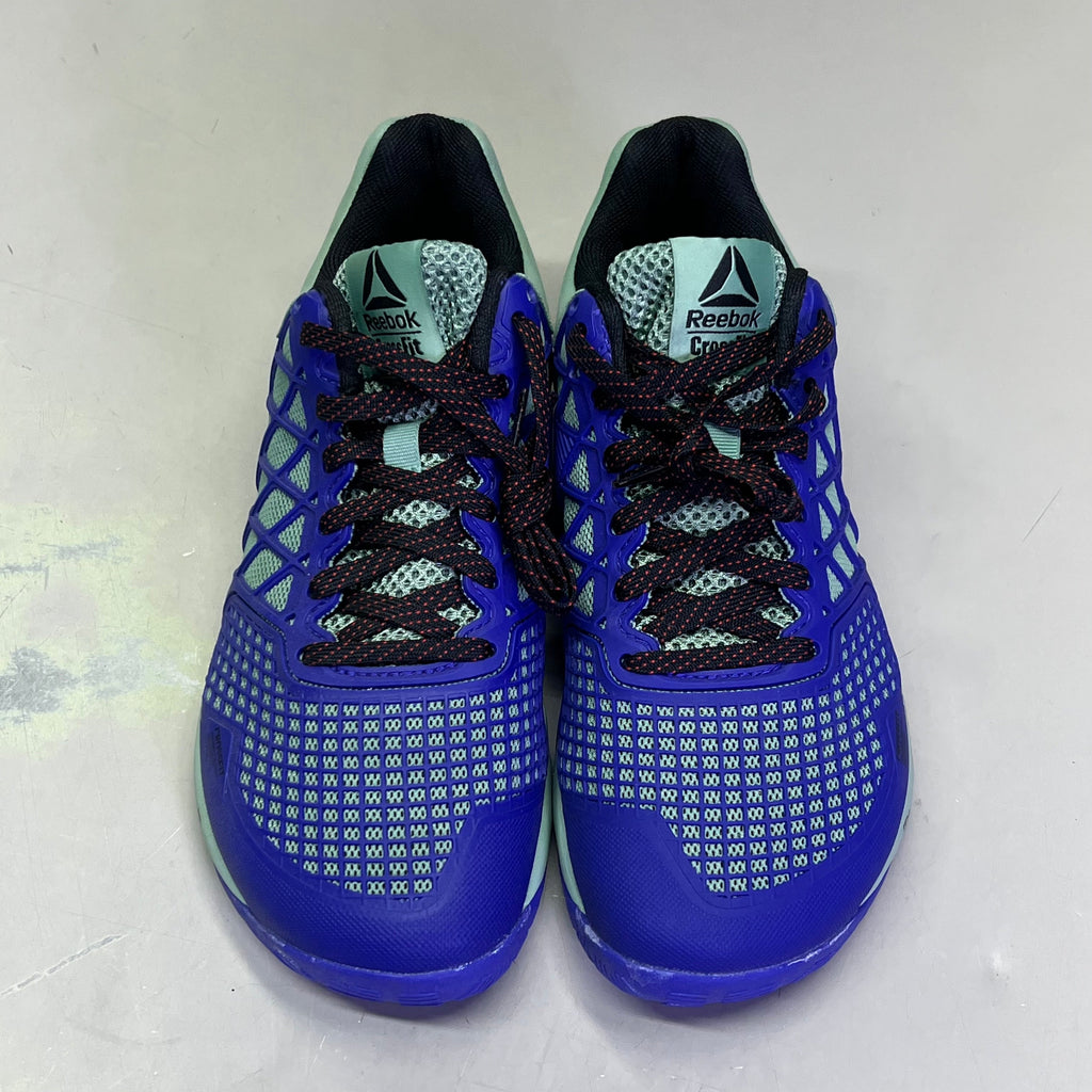REEBOK Athletic Training Shoes Crossfit CF74 Duracage Women's Sz 7 Purple/Teal